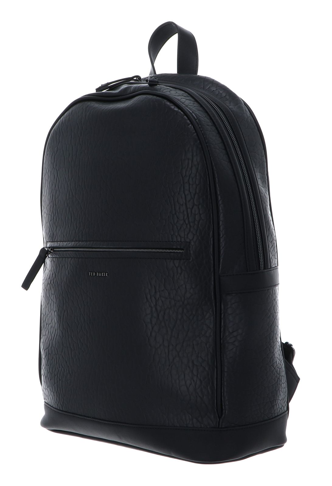 Ted Baker Periin Pebbled PU Backpack Black Ted Baker Periin Pebbled PU Backpack Black