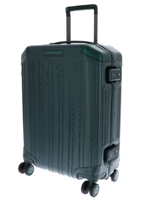 PIQUADRO PQ Light Frame Ultra Slim Hardside Spinner Verde Speciale