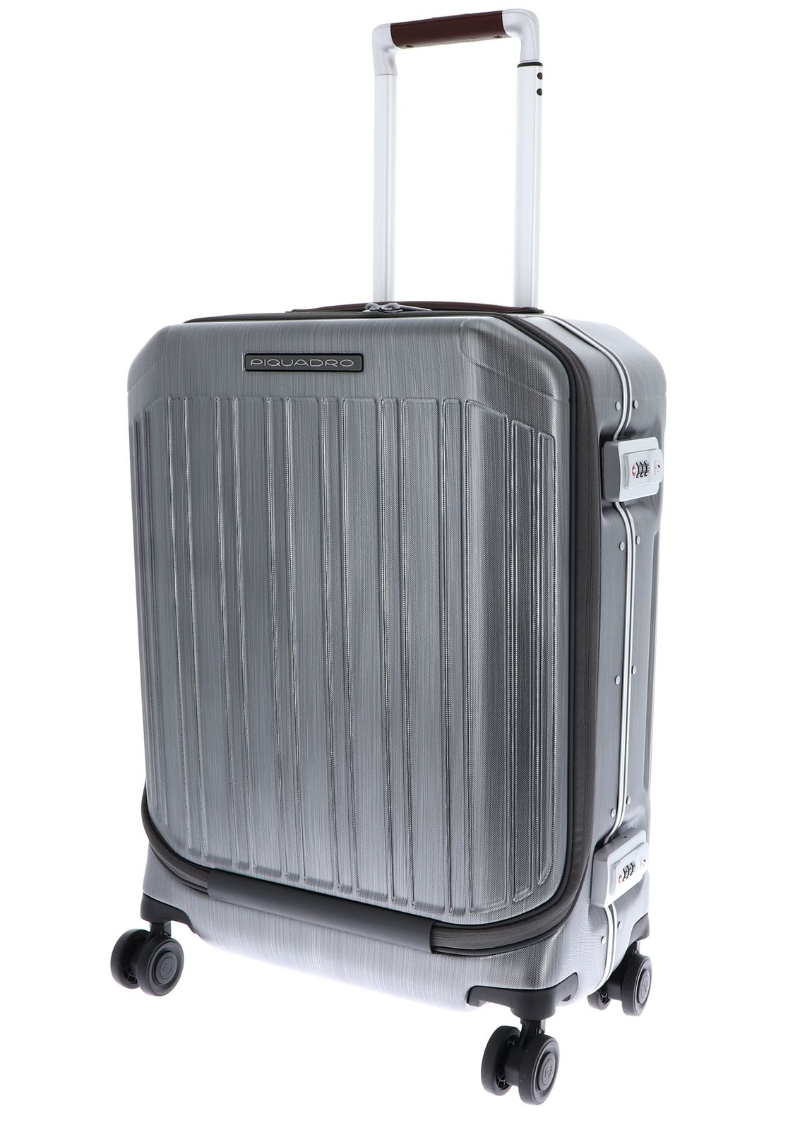 PIQUADRO PQ Light Frame Business Trolley 17,3" Nero / Cuoio