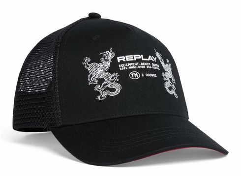 REPLAY Cap Black
