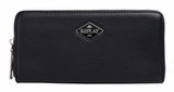 REPLAY Zip Around Wallet Black