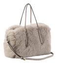 abro Leather Shearling LH Noelle Handbag Siena abro Leather Shearling LH Noelle Handbag Siena