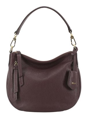 abro Leather Adria Hobo Bag Juna XS Burgundy