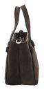 abro Leather Suede COSMO Mini Handbag Dark Brown abro Leather Suede COSMO Mini Handbag Dark Brown