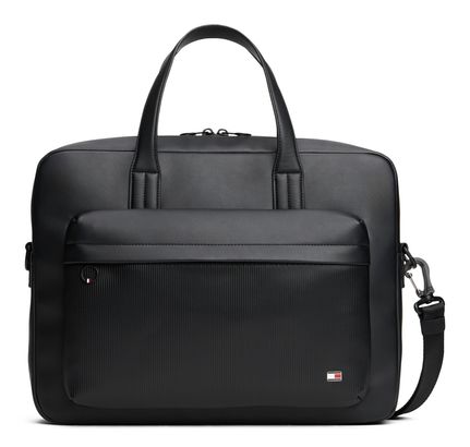 TOMMY HILFIGER TH Flag Computer Bag Black TOMMY HILFIGER TH Flag Computer Bag Black