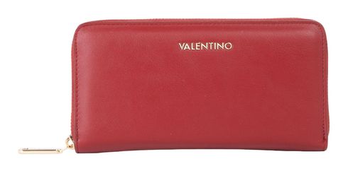 VALENTINO West Re Portafoglio Zip Around Wallet Rosso Scuro