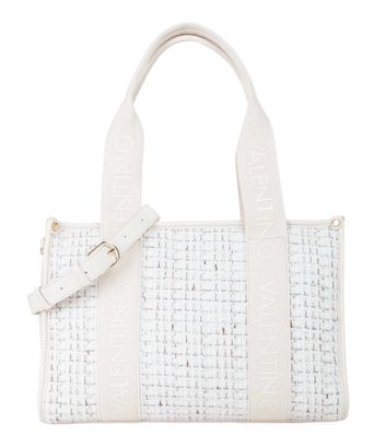 VALENTINO Candle Shopping Bag Cream White / Multi VALENTINO Candle Shopping Bag Cream White / Multi