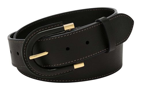 FOSSIL Harwell Leather Wrapped Belt W85 Black FOSSIL Harwell Leather Wrapped Belt W85 Black