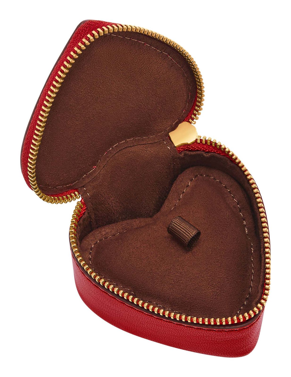 FOSSIL Heart Jewelry Box Garnet FOSSIL Heart Jewelry Box Garnet