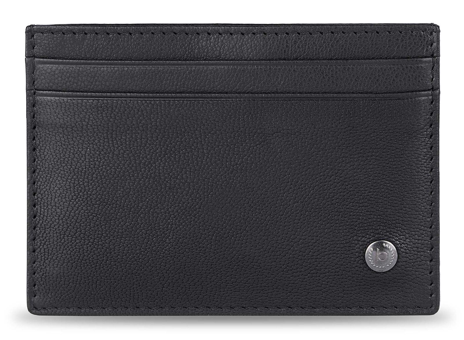 bugatti Black Magic Credit Card Holder Black