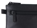 oxmox Leather Keyholder Footsteps 2.0 Embossed Black
