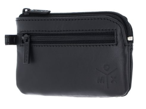 oxmox Leather Keyholder Ox 2.0 Embossed Black