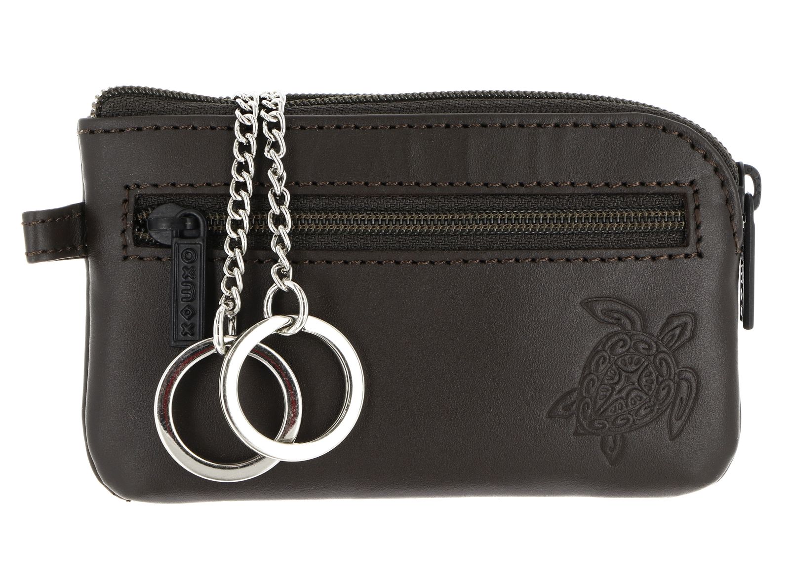 oxmox Leather Keyholder Turtle 2.0 Embossed Brown oxmox Leather Keyholder Turtle 2.0 Embossed Brown