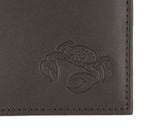 oxmox Leather RFID Protect Pocketbörse Crab 2.0 Embossed Brown oxmox Leather RFID Protect Pocketbörse Crab 2.0 Embossed Brown