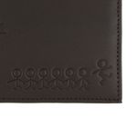 oxmox Leather RFID Protect Querscheinbörse Jumping Jack 2.0 Embossed Brown
