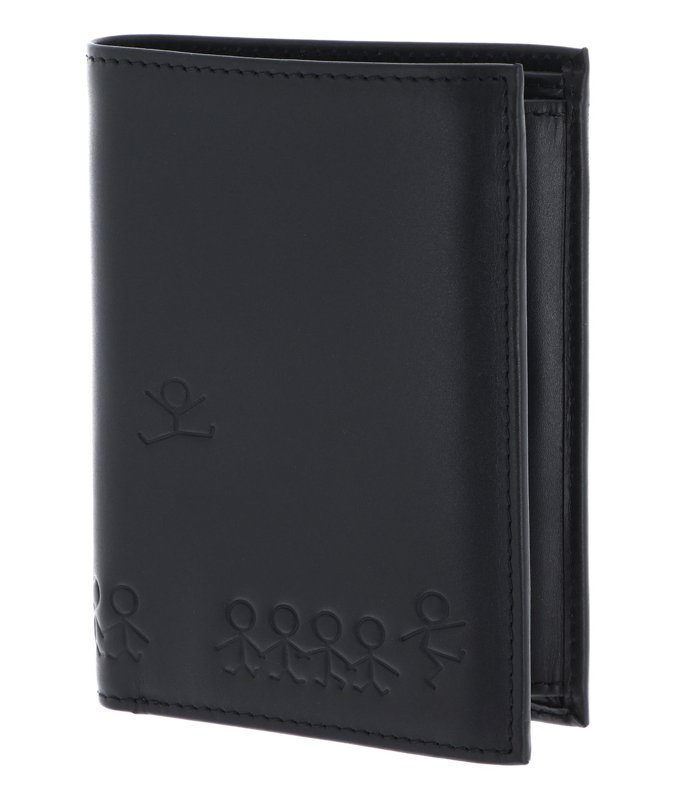 oxmox Leather RFID Protect Kombibörse Jumping Jack 2.0 Embossed Black