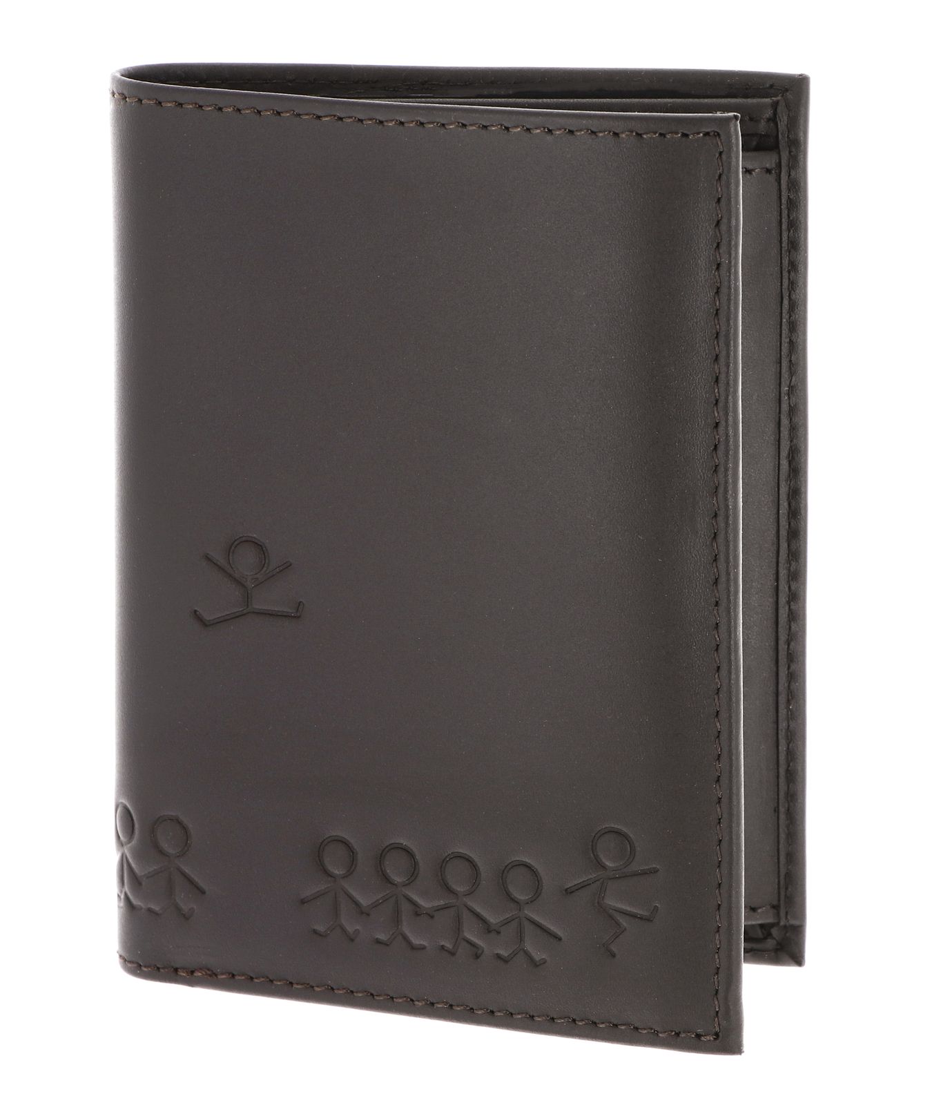 oxmox Leather RFID Protect Kombibörse Jumping Jack 2.0 Embossed Brown