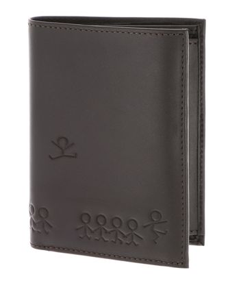 oxmox Leather RFID Protect Kombibörse Jumping Jack 2.0 Embossed Brown