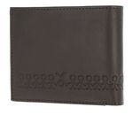 oxmox Leather RFID Protect Querscheinbörse Jumping Jack Embossed Brown