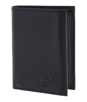 oxmox Leather RFID Protect Kombibörse Lizard 2.0 Embossed Black