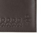 oxmox Leather RFID Protect Pocketbörse Jumping Jack Embossed Brown