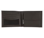 oxmox Leather RFID Protect Querscheinbörse Lizard Embossed Brown