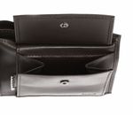 oxmox Leather RFID Protect Querscheinbörse Lizard Embossed Brown