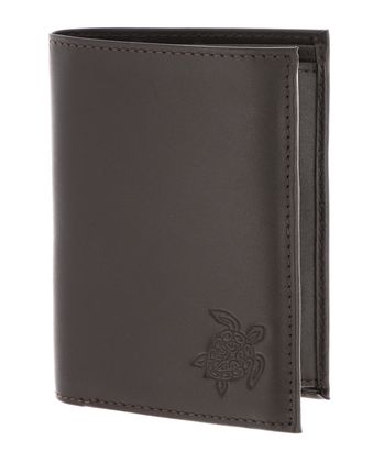 oxmox Leather RFID Protect Kombibörse Turtle 2.0 Embossed Brown
