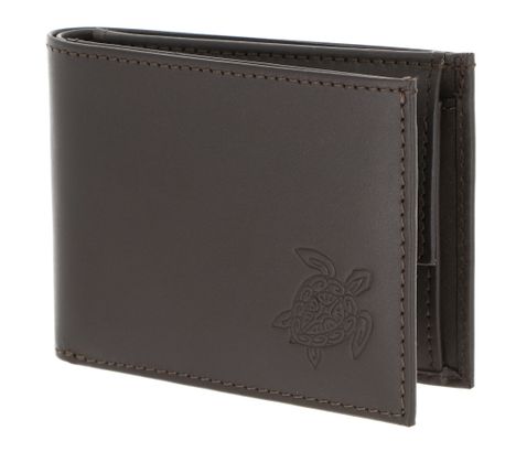 oxmox Leather RFID Protect Pocketbörse Turtle 2.0 Embossed Brown