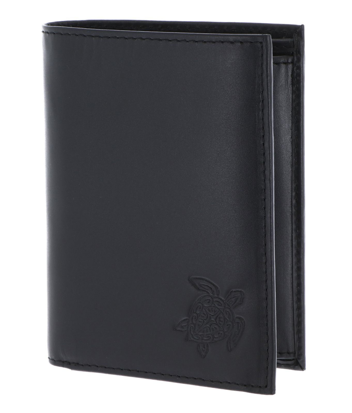 oxmox Leather RFID Protect Kombibörse Turtle 2.0 Embossed Black