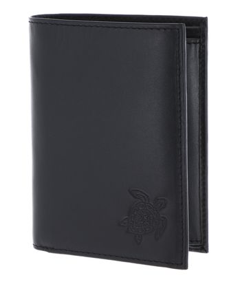 oxmox Leather RFID Protect Kombibörse Turtle 2.0 Embossed Black