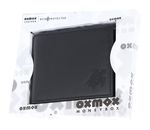 oxmox Leather RFID Protect Querscheinbörse Turtle 2.0 Embossed Black oxmox Leather RFID Protect Querscheinbörse Turtle 2.0 Embossed Black