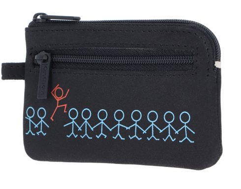 oxmox New Cryptan Keyholder Jumping Jack Print Cyan Black oxmox New Cryptan Keyholder Jumping Jack Print Cyan Black