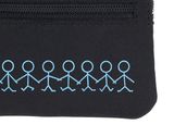 oxmox New Cryptan Keyholder Jumping Jack Print Cyan Black
