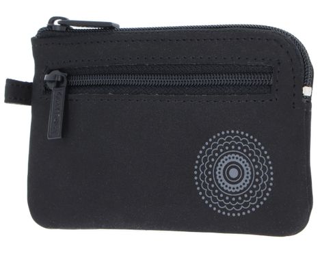 oxmox New Cryptan Keyholder Circle Bloom Print Grey Black