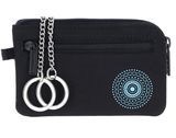 oxmox New Cryptan Keyholder Circle Bloom Print Cyan Black