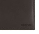 oxmox Leather RFID Protect Querscheinbörse Pure 2.0 Embossed Brown