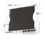 oxmox Leather RFID Protect Querscheinbörse Pure 2.0 Embossed Brown