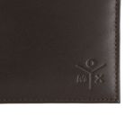 oxmox Leather RFID Protect Querscheinbörse Ox 2.0 Embossed Brown