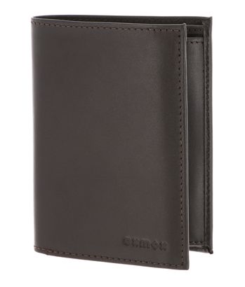 oxmox Leather RFID Protect Kombibörse Pure 2.0 Embossed Brown