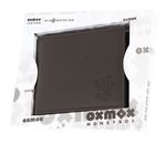oxmox Leather RFID Protect Querscheinbörse Frog 2.0 Embossed Brown