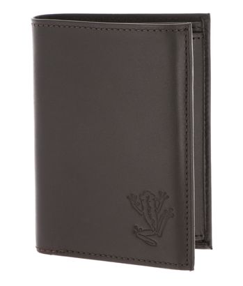 oxmox Leather RFID Protect Kombibörse Frog 2.0 Embossed Brown