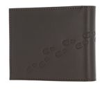 oxmox Leather RFID Protect Querscheinbörse Footsteps 2.0 Embossed Brown