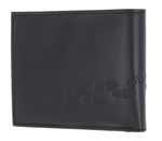 oxmox Leather RFID Protect Querscheinbörse Footsteps 2.0 Embossed Black oxmox Leather RFID Protect Querscheinbörse Footsteps 2.0 Embossed Black