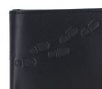 oxmox Leather RFID Protect Pocketbörse Footsteps 2.0 Embossed Black oxmox Leather RFID Protect Pocketbörse Footsteps 2.0 Embossed Black