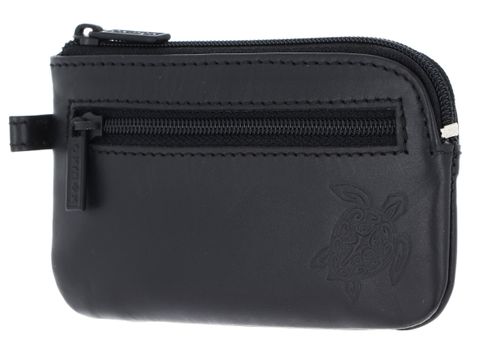 oxmox Leather Keyholder Turtle 2.0 Embossed Black oxmox Leather Keyholder Turtle 2.0 Embossed Black