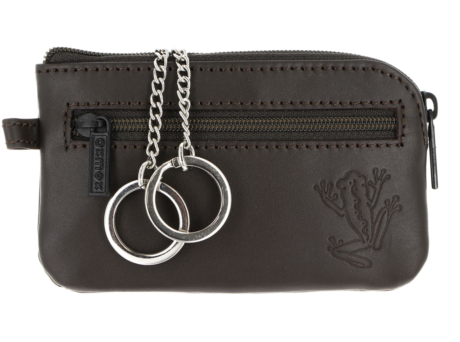 oxmox Leather Keyholder Frog 2.0 Embossed Brown oxmox Leather Keyholder Frog 2.0 Embossed Brown