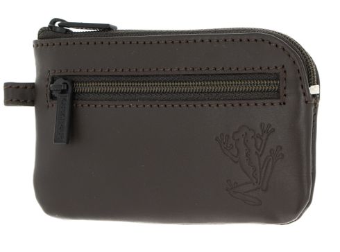 oxmox Leather Keyholder Frog 2.0 Embossed Brown