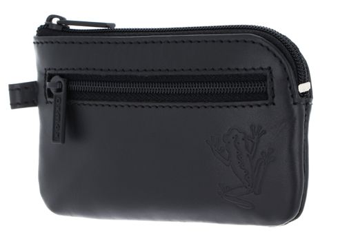 oxmox Leather Keyholder Frog 2.0 Embossed Black