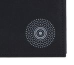oxmox New Cryptan RFID Protect Pocketbörse Circle Bloom Print Grey Black oxmox New Cryptan RFID Protect Pocketbörse Circle Bloom Print Grey Black